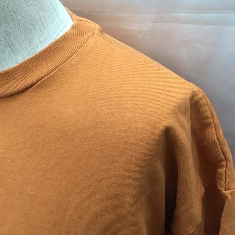 エマクローズ EMMA CLOTHES Tシャツ 半袖 EMsc490 クルーネック M 無地 橙 / オレンジ /  メンズ USED 古着 中古 10117044