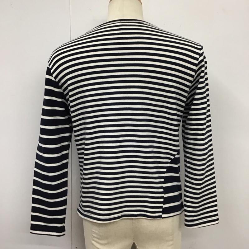 フラボア FRAPBOIS カットソー 長袖 長袖カットソー クルーネックカットソー ロングスリーブカットソー 1 ボーダー柄 紺 / ネイビー /  メンズ USED 古着 中古 10123968