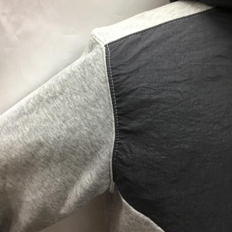 ナイキ NIKE パーカー 長袖 931901-063 ジップアップパーカー 裏起毛 スウェットパーカー S ロゴ、文字 灰 / グレー /  メンズ USED 古着 中古 10110992