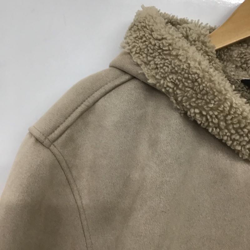 ザラ ZARA ジャケット、上着 ジャンパー、ブルゾン ボア ムートン M 無地 ベージュ / ベージュ /  レディース USED 古着 中古 10139452