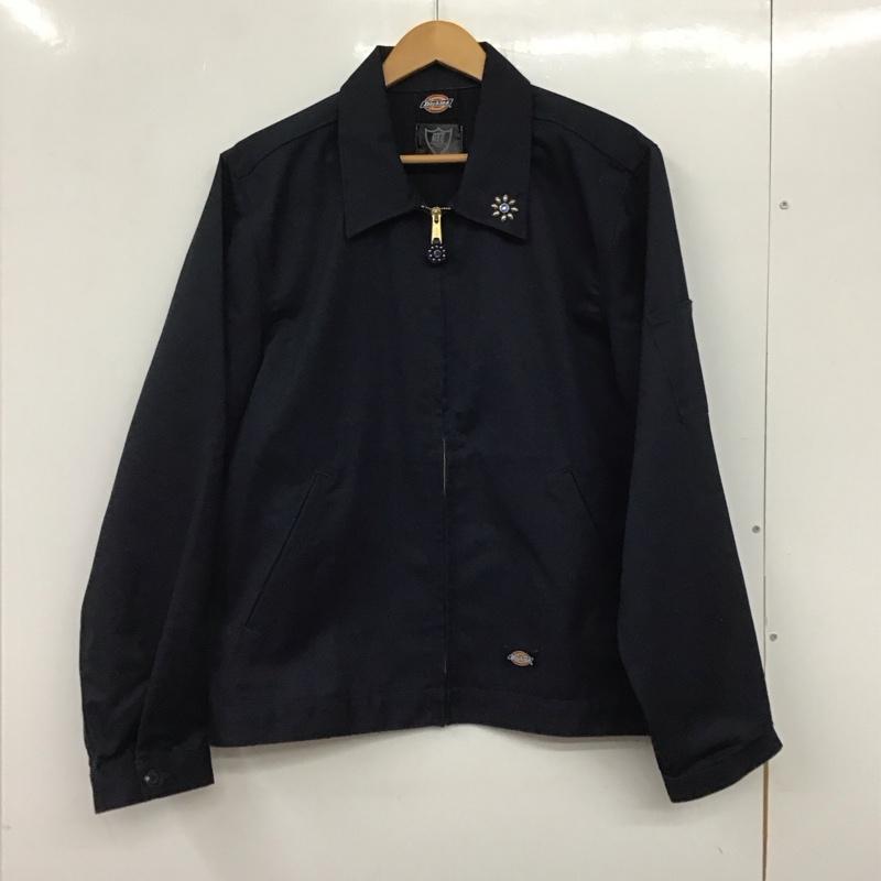 エイチティーシー HTC ジャケット、上着 ジャケット、ブレザー DICKIESEISENHOWERFLOWERSTONEJACKET ジップアップジャケット アウター 無地 紺 / ネイビー /  メンズ USED 古着 中古 10137524