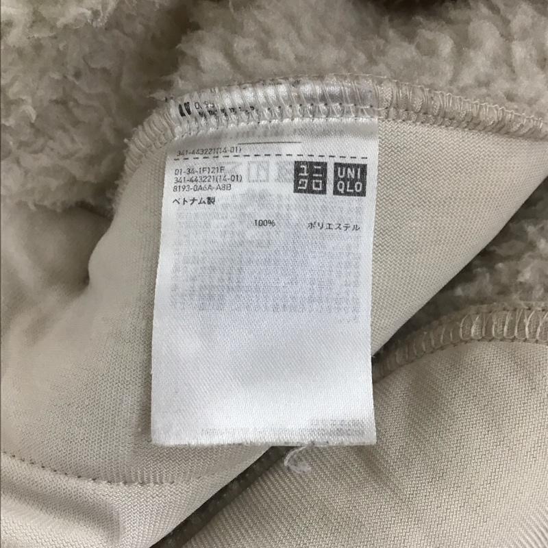 ユニクロ UNIQLO ジャケット、上着 ジャケット、ブレザー 341-443221 WHITEMOUNTAINEERING フリースオーバーサイズプルオーバー S 無地 白 / ホワイト /  メンズ USED 古着 中古 10130811