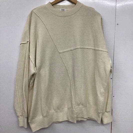 ローリーズファーム LOWRYS FARM トレーナー 長袖 タグ付 2 無地 オフホワイト / オフホワイト /  レディース USED 古着 中古 10147754