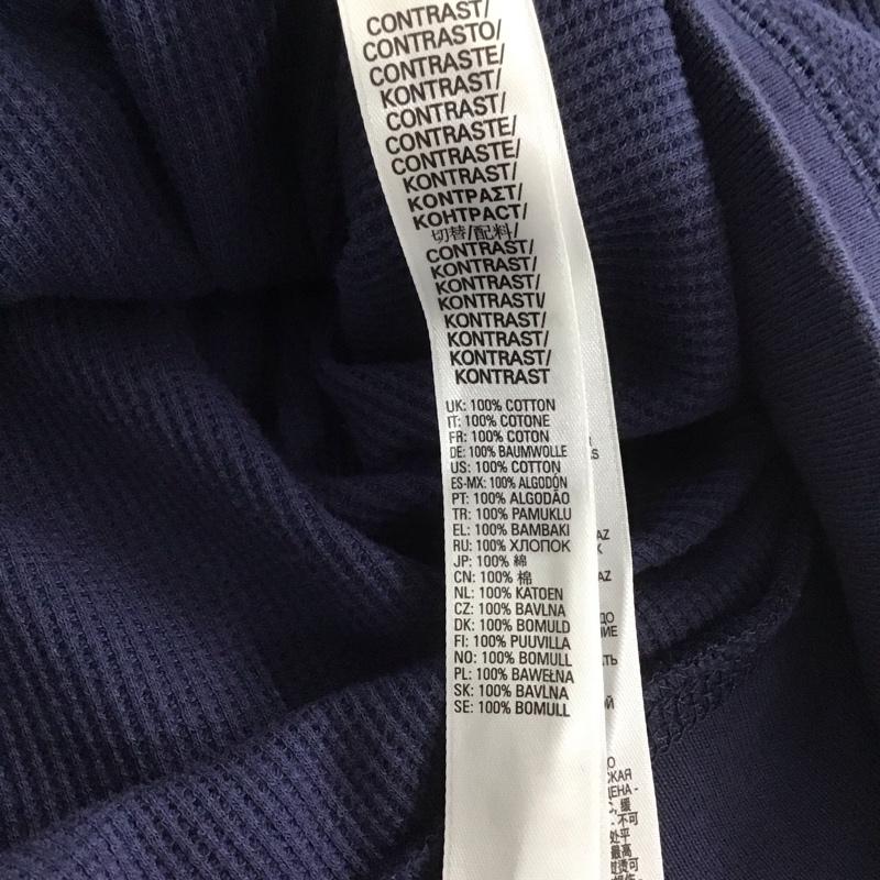 ディーゼル DIESEL パーカー 長袖 ジップアップパーカー 長袖パーカー S ロゴ、文字 紺 / ネイビー /  メンズ USED 古着 中古 10148316