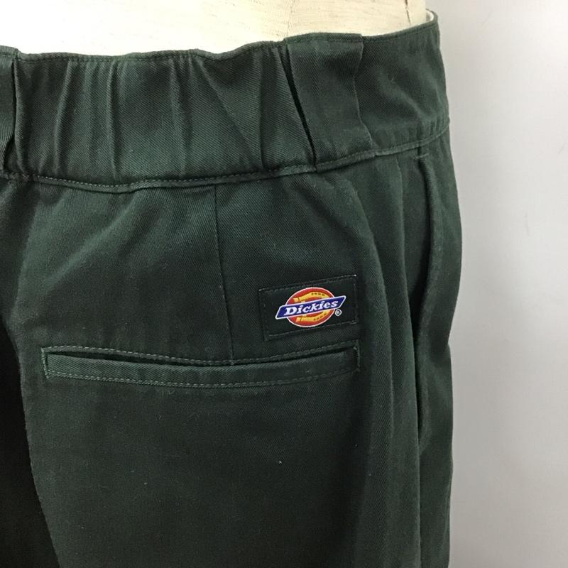 ディッキーズ Dickies スカート ロングスカート ロングスカート フレアスカート デニムスカート M 無地 緑 / グリーン /  レディース USED 古着 中古 10125344