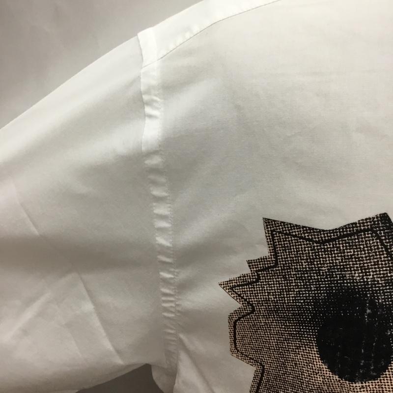 シュプリーム Supreme シャツ、ブラウス 半袖 22S/S NateLowmanS/SShirt 半袖シャツ プリントシャツ L プリント 白 / ホワイト /  メンズ USED 古着 中古 10114777