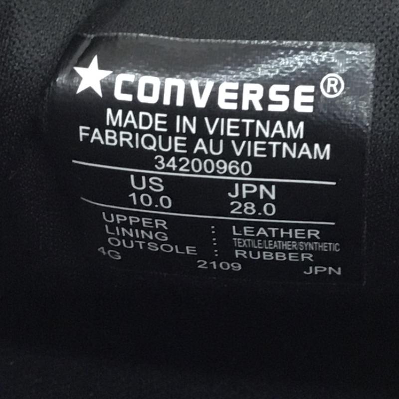コンバース CONVERSE スニーカー スニーカー 34200960 PRO LEATHER HI MASTERMINDコラボ 28.0cm ロゴ、文字 黒 / ブラック / X 銀 / シルバー /  メンズ USED 古着 中古 10143892