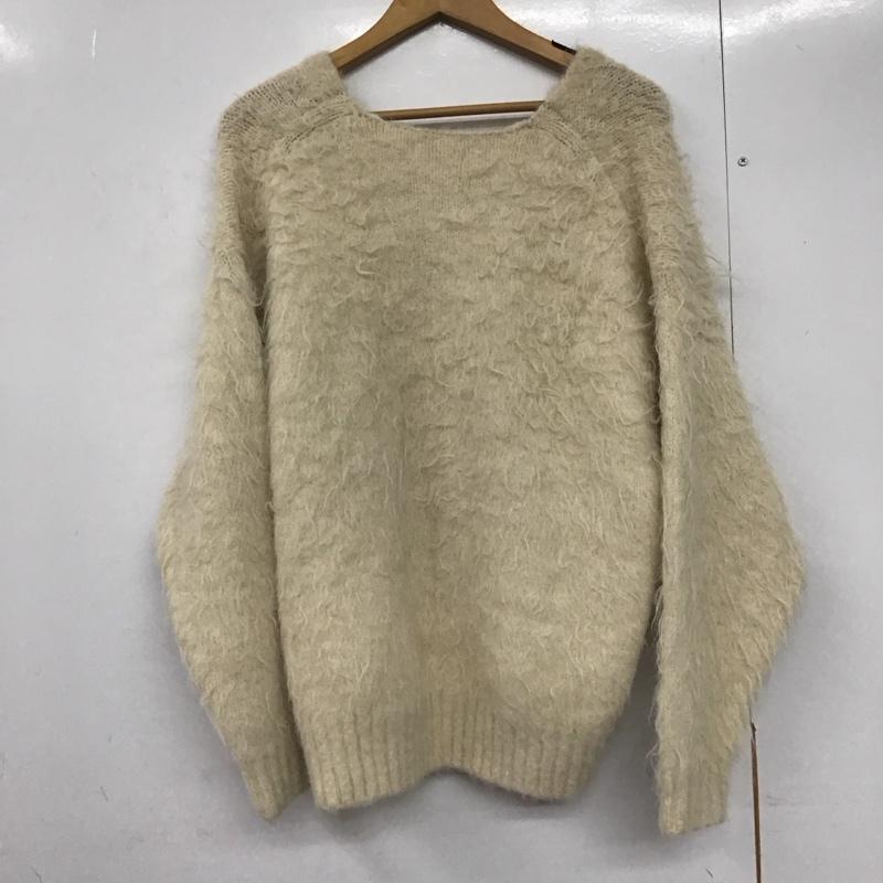 フリークスストア FREAK S STORE ニット、セーター 長袖 FREE 無地 ベージュ / ベージュ /  レディース USED 古着 中古 10142797