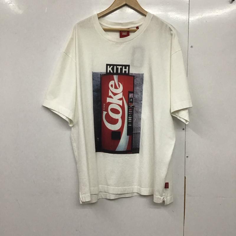 キス KITH Tシャツ 半袖 kh3861-101 KITHNYCCOCACOLAMACHINEVINTAGETEE プリントTシャツ XL プリント 白 / ホワイト /  メンズ USED 古着 中古 10144171