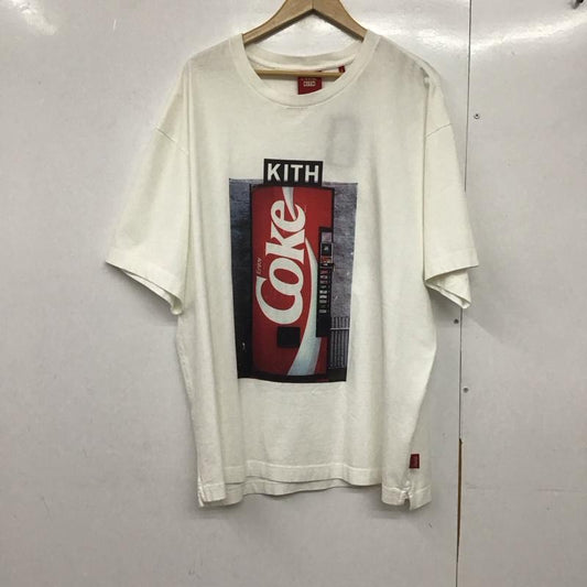 キス KITH Tシャツ 半袖 kh3861-101 KITHNYCCOCACOLAMACHINEVINTAGETEE プリントTシャツ XL プリント 白 / ホワイト /  メンズ USED 古着 中古 10144171