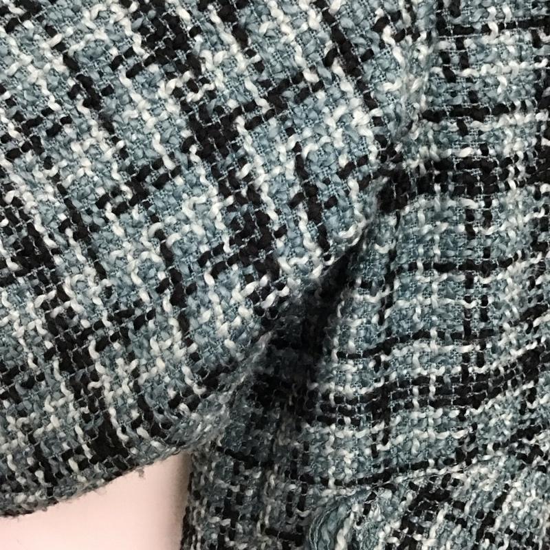 スライ SLY ジャケット、上着 ジャケット、ブレザー 039han30-0021 ツィードフリンジジャケット カジュアルジャケット アウター FREE チェック マルチカラー / マルチカラー /  レディース USED 古着 中古 10147692