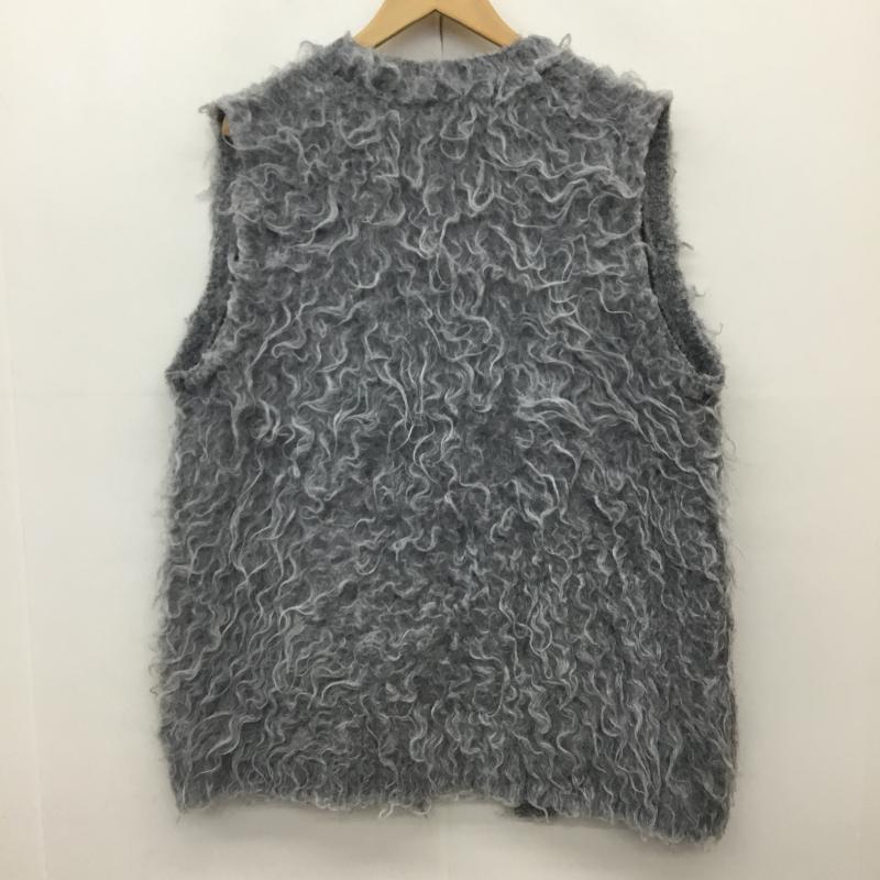 ノーリーズ NOLLEY S ベスト ベスト 2-0035-5-02-002 シャギーベスト 38 無地 灰 / グレー /  レディース USED 古着 中古 10141089