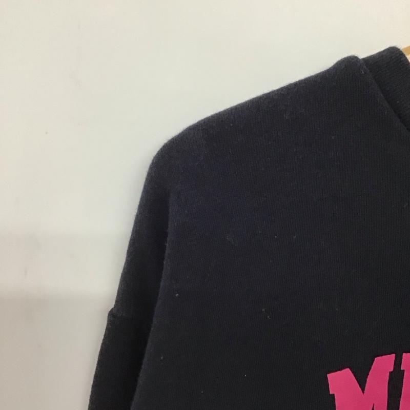 ミルクフェド MILKFED. トレーナー 長袖 長袖トレーナー スウェット クルーネック プルオーバー ONE SIZE ロゴ、文字 紺 / ネイビー /  レディース USED 古着 中古 10142649