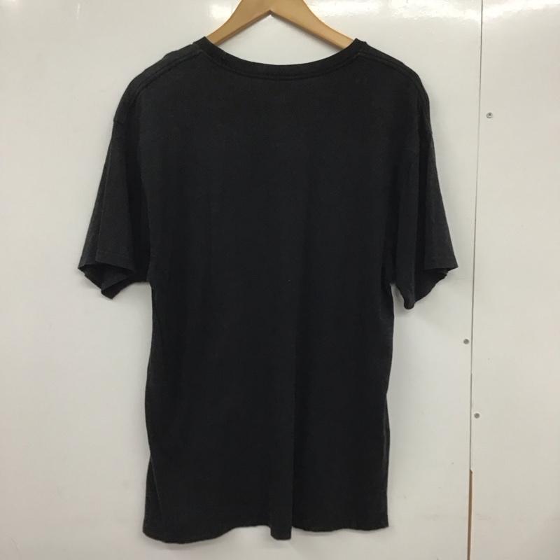 古着 USED Tシャツ 半袖 半袖カットソー プリントTシャツ クルーネックカットソー L プリント 黒 / ブラック /  メンズ USED 古着 中古 10132314