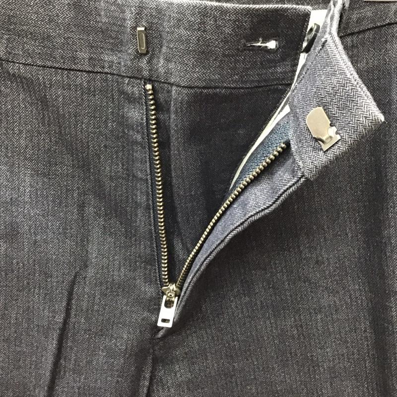 バナナリパブリック BANANA REPUBLIC パンツ スラックス スラックスパンツ スリムパンツ カジュアルパンツ センタータックパンツ ストレッチパンツ 31インチ 無地 灰 / グレー /  メンズ USED 古着 中古 10116875