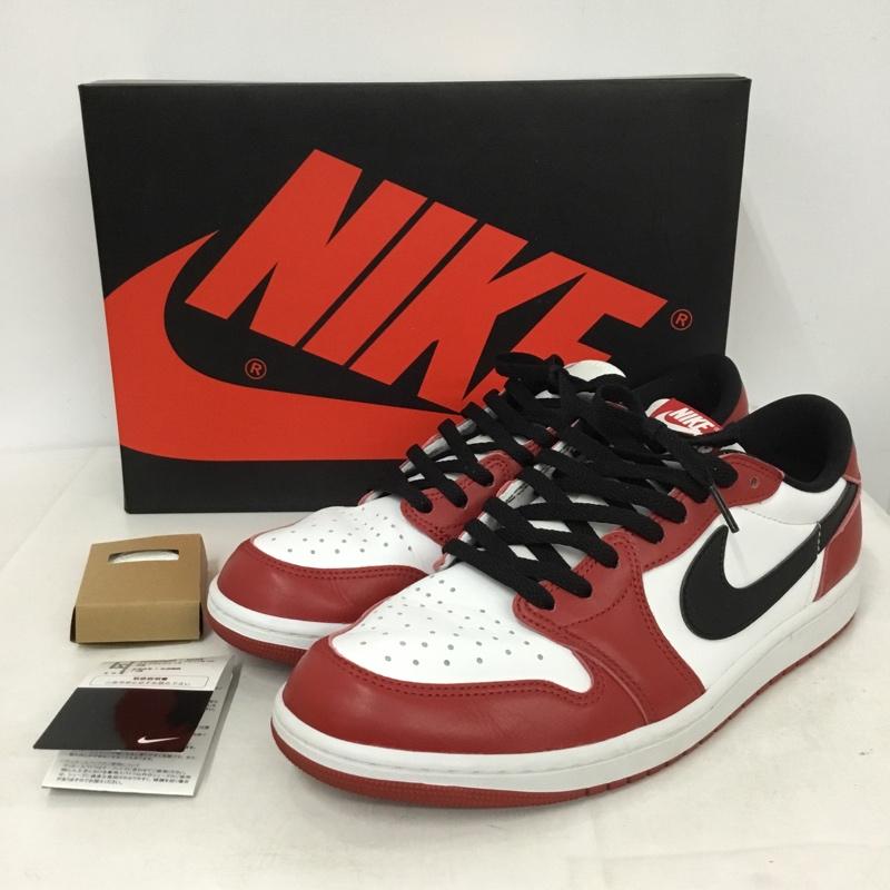 ナイキ NIKE スニーカー スニーカー HQ6998 600 AIR JORDAN 1 RETRO LOW OG 29cm 箱有 29.0cm ロゴ、文字 白 / ホワイト / X 黒 / ブラック / X 赤 / レッド /  メンズ USED 古着 中古 10146015