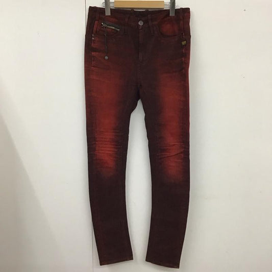 ジースター G-STAR パンツ デニム、ジーンズ TAVI LOOSE TAPERED 無地 赤 / レッド /  メンズ USED 古着 中古 10119827