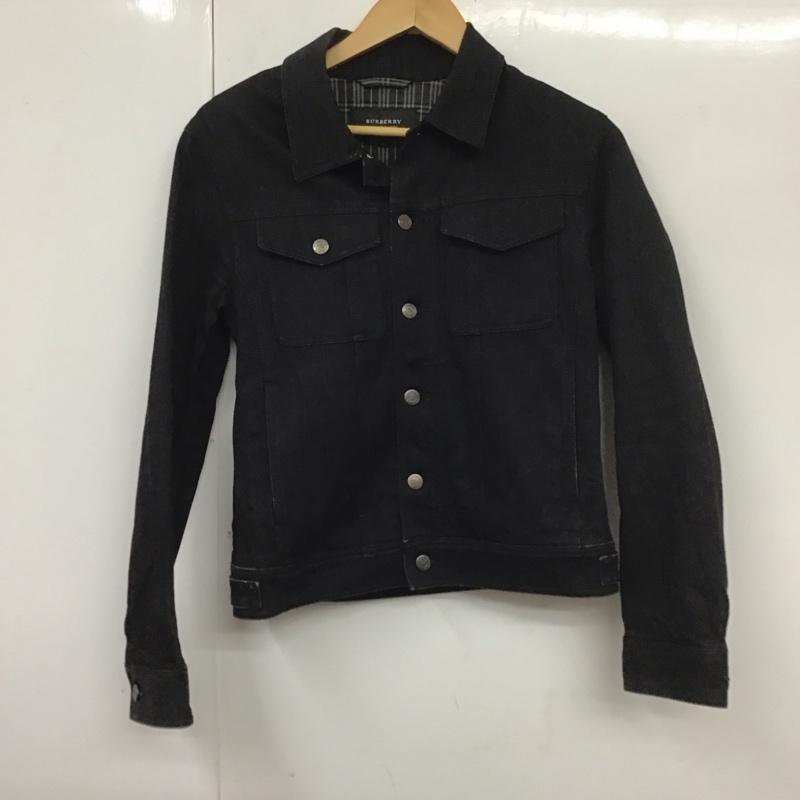 バーバリーブラックレーベル BURBERRY BLACK LABEL ジャケット、上着 ジャケット、ブレザー D1F32-152-09 ジージャン M 無地 黒 / ブラック /  メンズ USED 古着 中古 10112164