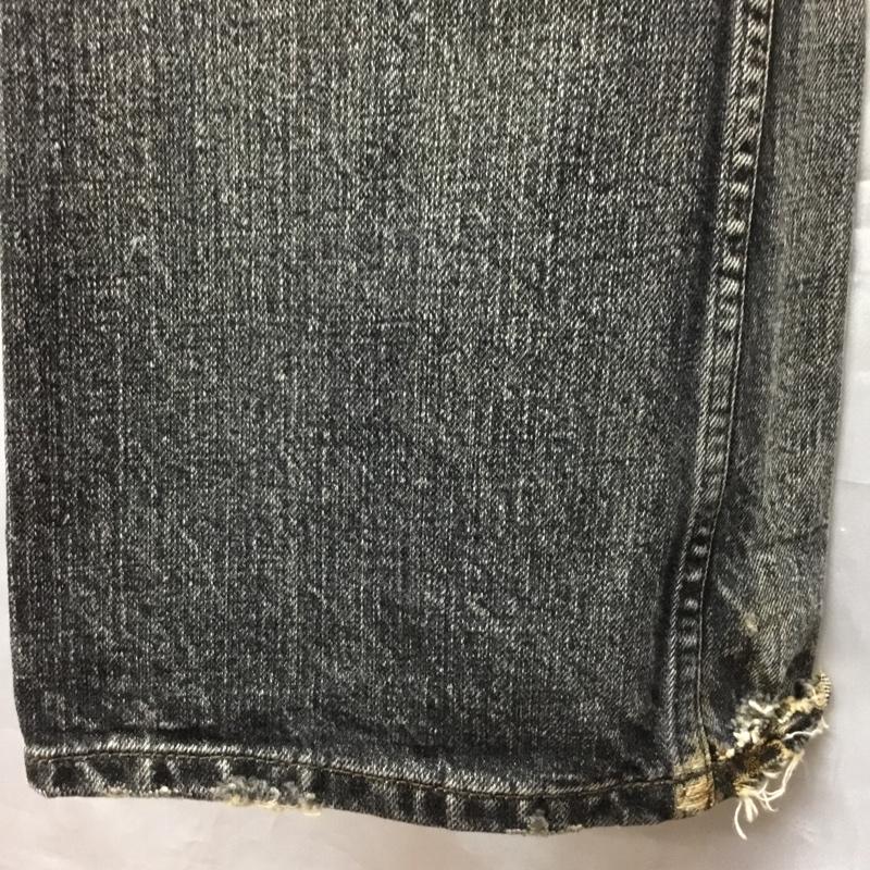 リーバイストラウスアンドコー Levi Strauss & co. パンツ デニム、ジーンズ デニムパンツ ストレートパンツ カジュアルパンツ ジーンズ 32インチ 無地 黒 / ブラック /  メンズ USED 古着 中古 10121923