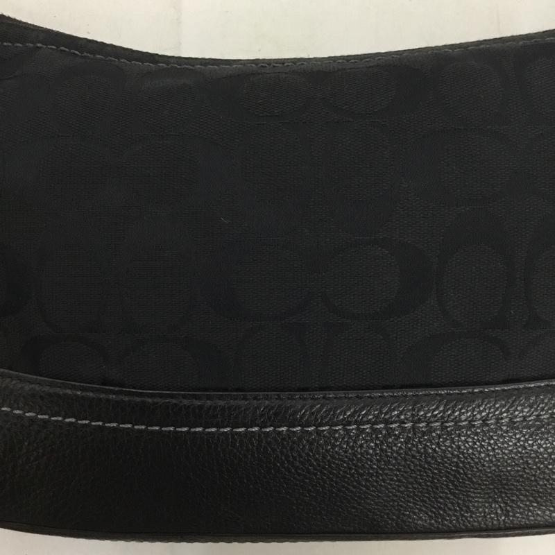 コーチ COACH ショルダーバッグ ショルダーバッグ F24028 ロゴ、文字 黒 / ブラック /  レディース USED 古着 中古 10134314