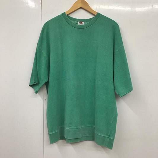 フルーツオブザルーム FRUIT OF THE LOOM Tシャツ 半袖 半袖カットソー 無地Tシャツ クルーネックカットソー XL 無地 緑 / グリーン /  メンズ USED 古着 中古 10131498