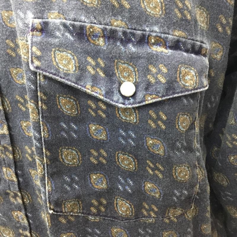 古着 USED シャツ、ブラウス 長袖 長袖シャツ カラーシャツ ポケットシャツ 長袖カットソー 総柄シャツ L プリント マルチカラー / マルチカラー /  メンズ USED 古着 中古 10120696