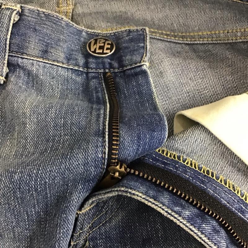 リー Lee パンツ デニム、ジーンズ ls1202 タイトストレートLS1202 ダメージ加工 デニムパンツ ジーンズ 30インチ 無地 インディゴ / インディゴ /  メンズ USED 古着 中古 10106559