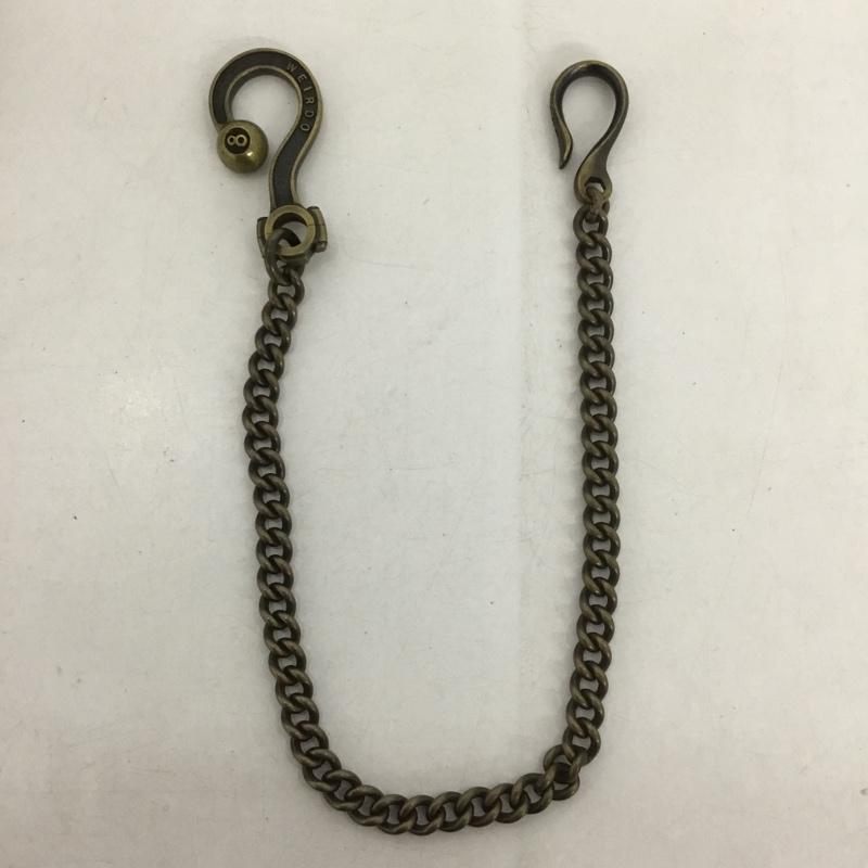 ウィアード WEIRDO ファッション小物 ファッション小物 ウォレットチェーン 箱有 ロゴ、文字 金 / ゴールド /  メンズ USED 古着 中古 10143979