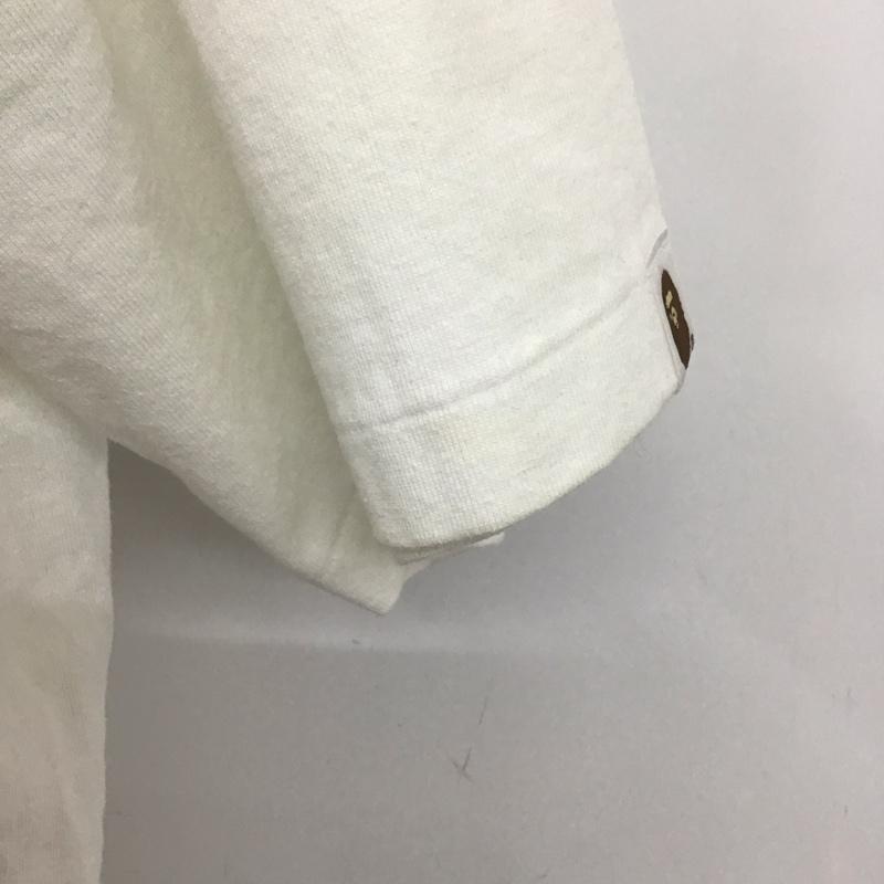 アベイシングエイプ A BATHING APE Tシャツ 半袖 L プリント 白 / ホワイト /  メンズ USED 古着 中古 10108005