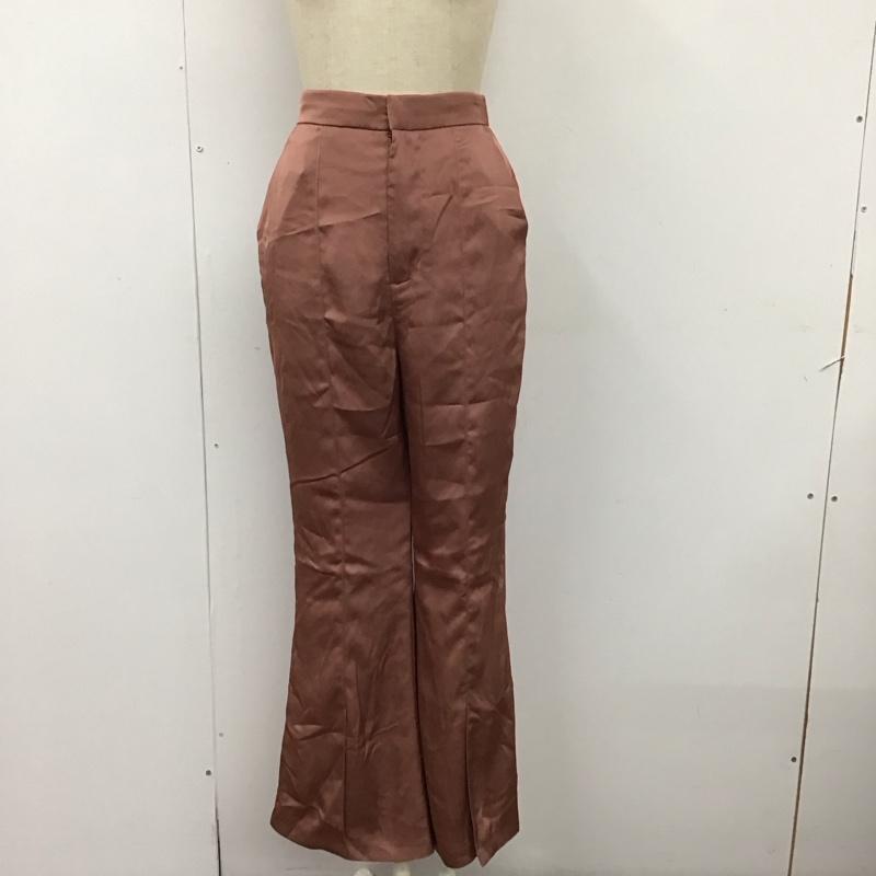 リエンダ rienda パンツ スラックス 110EA631-0640 センタープレスJWフレアPT カジュアルパンツ スラックス S 無地 桃 / ピンク /  レディース USED 古着 中古 10115175