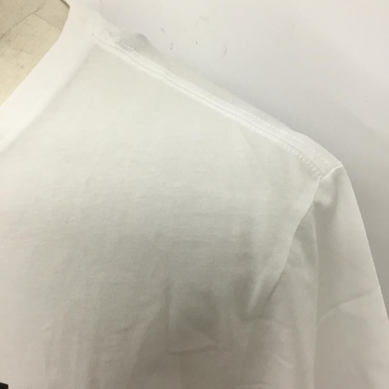 ディーゼル DIESEL Tシャツ 半袖 半袖カットソー プリントTシャツ クルーネックカットソー XXL ロゴ、文字 白 / ホワイト /  メンズ USED 古着 中古 10120838