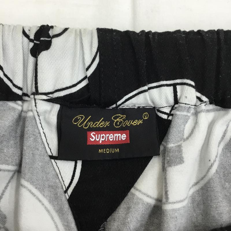 シュプリーム Supreme パンツ ワークパンツ、ペインターパンツ Supreme UNDERCOVER シュプリーム　アンダーカバー　18SS　Public　Enemy L 総柄 黒 / ブラック / X 白 / ホワイト /  メンズ USED 古着 中古 10120970