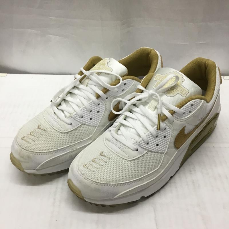 ナイキ NIKE スニーカー スニーカー DA1342-170 WMNS AIR MAX 90 SE 28.5cm 28.5cm ロゴ、文字 白 / ホワイト / X 金 / ゴールド /  メンズ USED 古着 中古 10112859