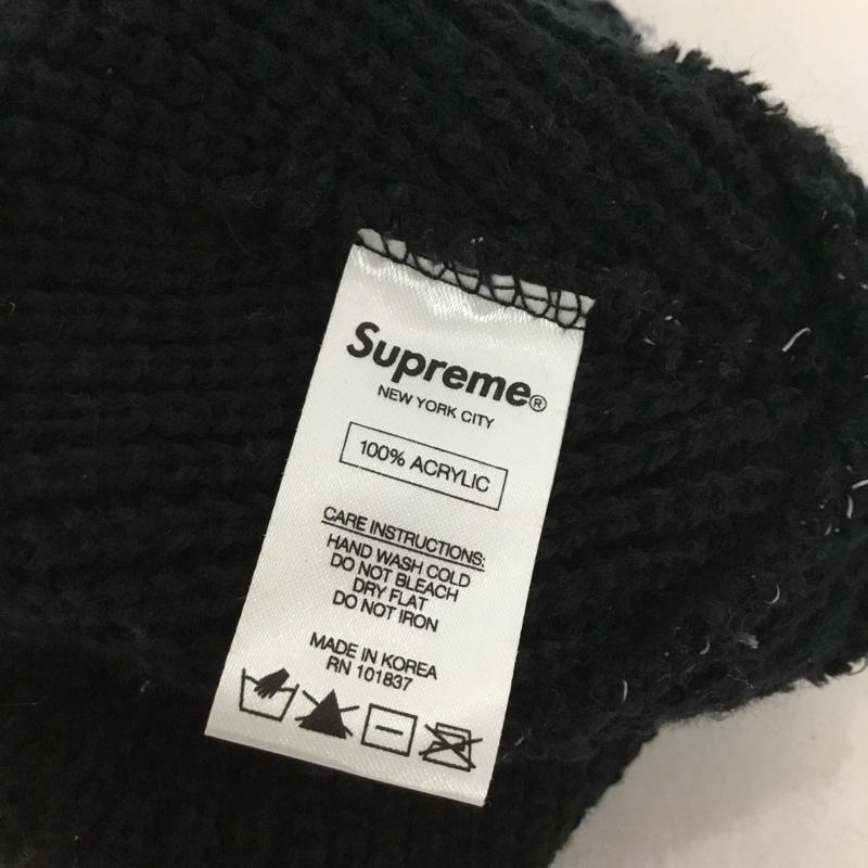 シュプリーム Supreme 帽子 ニット帽 スモールBOXロゴ ビーニー ロゴ、文字 紺 / ネイビー /  メンズ USED 古着 中古 10144327