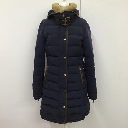 ザラベーシック ZARA BASIC コート コート一般 ロング丈 中綿 S 無地 紺 / ネイビー /  レディース USED 古着 中古 10118502