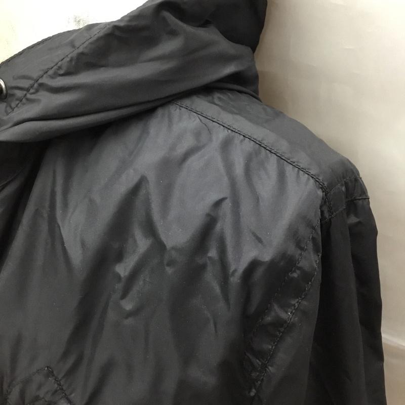 バーバリーブラックレーベル BURBERRY BLACK LABEL ジャケット、上着 ジャンパー、ブルゾン ジップアップジャケット ジャンパー ジャケット カジュアルジャケット アウター L 無地 黒 / ブラック /  メンズ USED 古着 中古 10108236