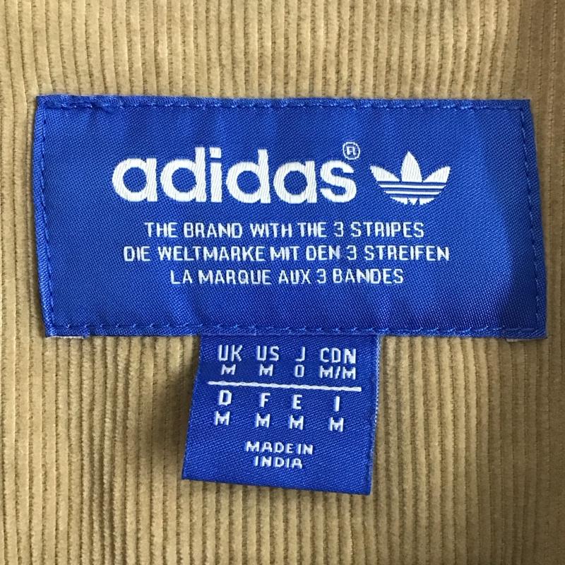 アディダス adidas ジャケット、上着 ジャンパー、ブルゾン M69398 コーデュロイジャケット 無地 ベージュ / ベージュ /  メンズ USED 古着 中古 10124852