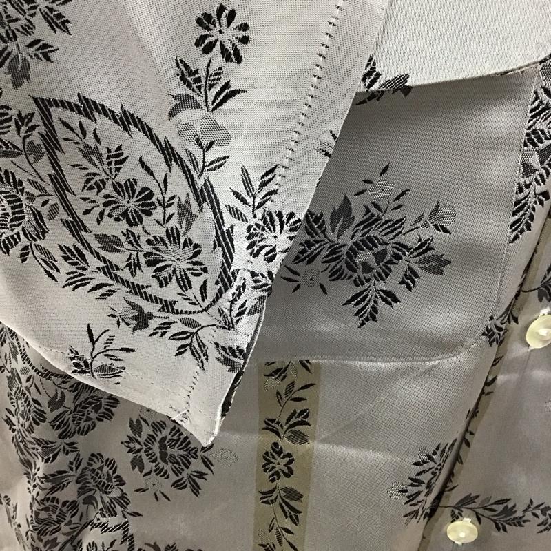 ニードルス Needles シャツ、ブラウス 半袖 MR143 胸ポケット L 総柄 灰 / グレー /  メンズ USED 古着 中古 10128079