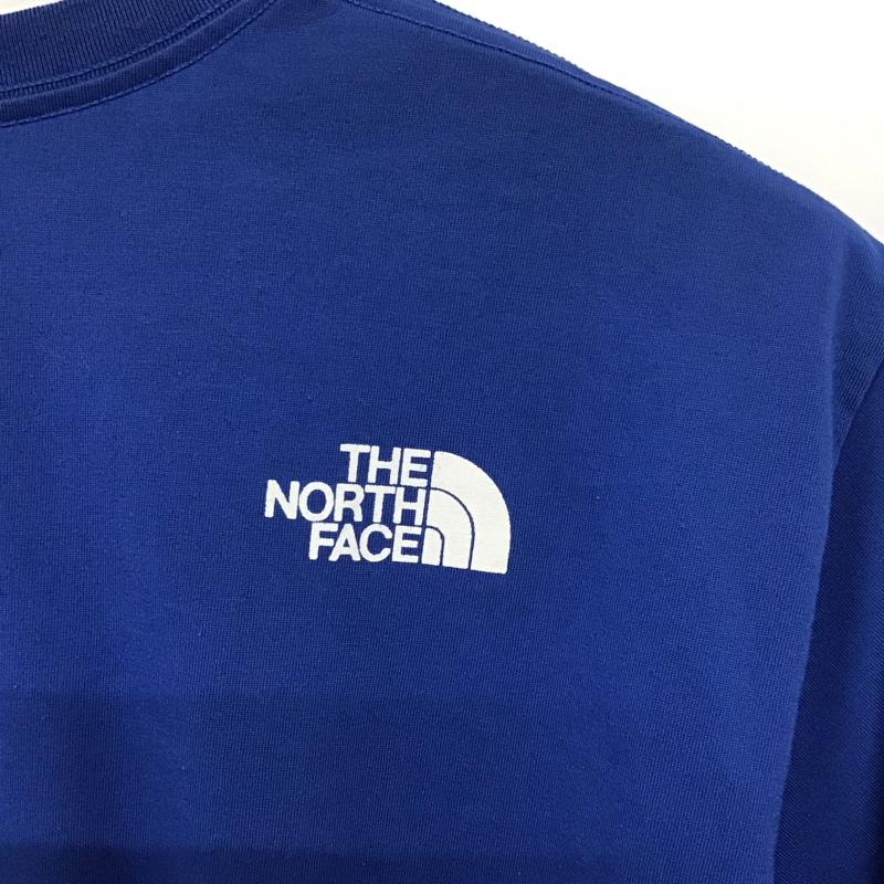 ザノースフェイス THE NORTH FACE Tシャツ 半袖 nt32113 ノッツフォークライマーズ Tシャツ プリントTシャツ L プリント 青 / ブルー /  メンズ USED 古着 中古 10133959