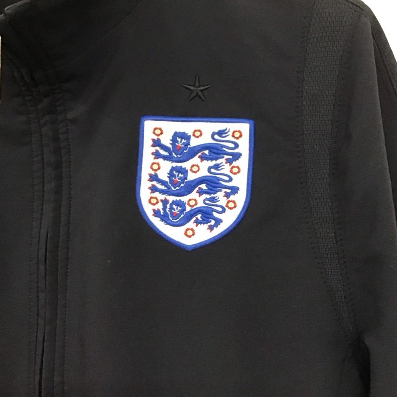 アンブロ UMBRO ジャケット、上着 ジャンパー、ブルゾン ジップアップジャケット ジャージ アウター M ロゴ、文字 紺 / ネイビー /  メンズ USED 古着 中古 10141245