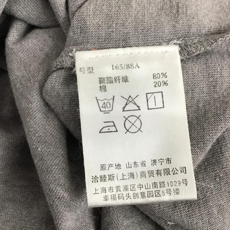 チャムス CHUMS Tシャツ 半袖 半袖カットソー プリントTシャツ クルーネックカットソー S ロゴ、文字 灰 / グレー /  メンズ USED 古着 中古 10130898