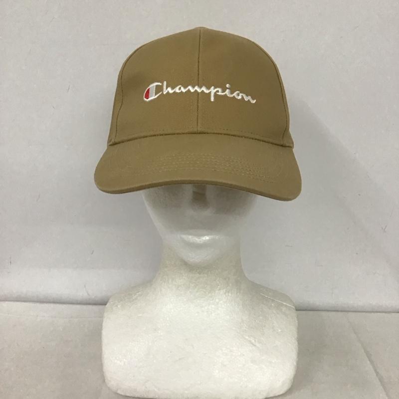 チャンピオン Champion 帽子 キャップ 181-0600 コットン ロゴ、文字 ベージュ / ベージュ /  メンズ USED 古着 中古 10135135