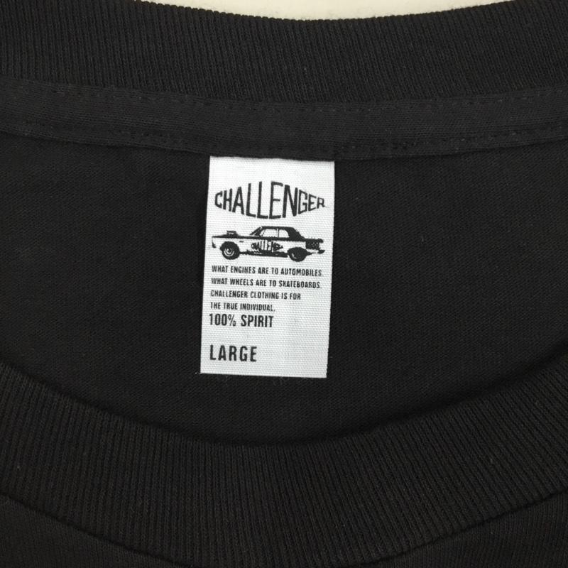 チャレンジャー CHALLENGER Tシャツ 長袖 CLG-TS 022-014 Gary YAMAMOTO LS NAME TEE タグ付き L ロゴ、文字 黒 / ブラック /  メンズ USED 古着 中古 10109678