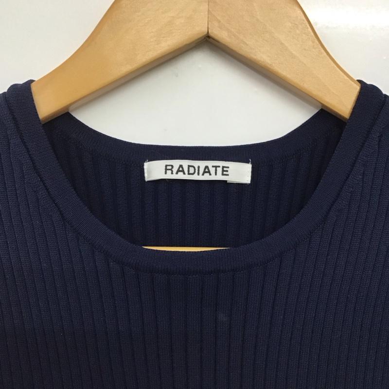ラディエイト Radiate ワンピース ロングスカート ロングニットワンピース ノースリーブロングワンピース フレアワンピース 無地 紺 / ネイビー /  レディース USED 古着 中古 10141308