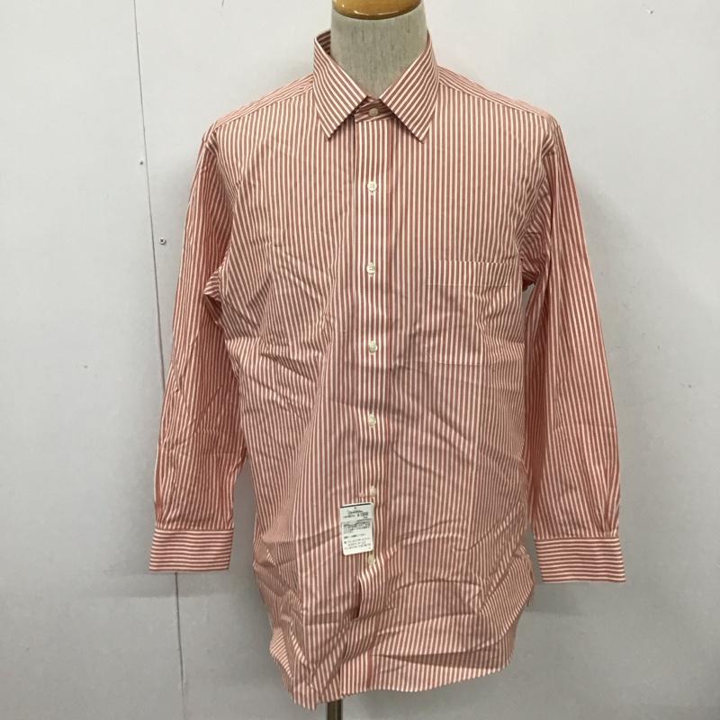 ブルックスブラザーズ BROOKS BROTHERS シャツ、ブラウス 長袖 長袖シャツ カジュアルシャツ カラーシャツ ストライプシャツ ストライプ 白 / ホワイト / X 赤 / レッド /  メンズ USED 古着 中古 10111268