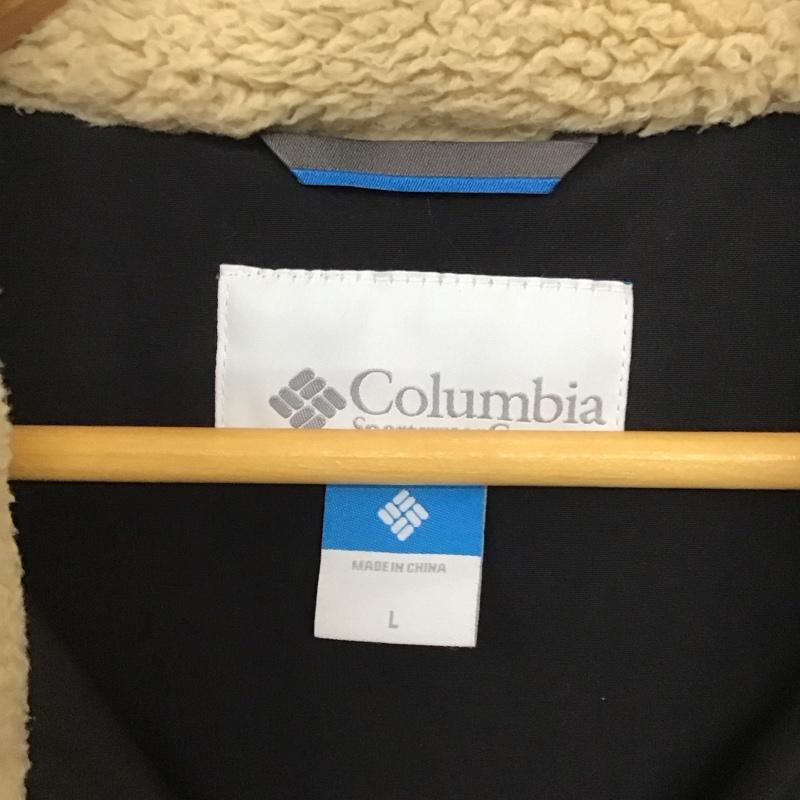 コロンビア Columbia ベスト ベスト ダウンベスト L 無地 黒 / ブラック /  メンズ USED 古着 中古 10134849