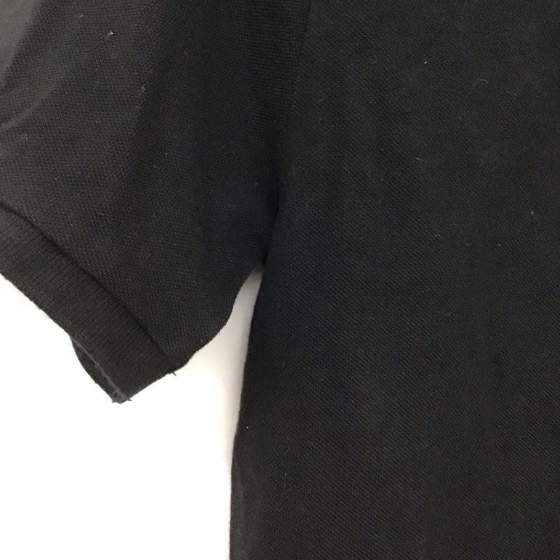 ポロラルフローレン POLO RALPH LAUREN ポロシャツ 半袖 半袖ポロシャツ カラーシャツ 半袖カットソー L ロゴ、文字 黒 / ブラック /  メンズ USED 古着 中古 10147355