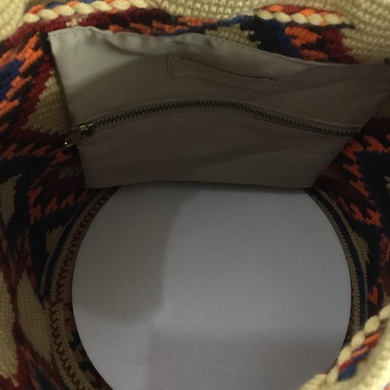 チラバッグス CHILA BAGS ショルダーバッグ ショルダーバッグ バケツ型ショルダーバッグ タッセル 総柄 マルチカラー / マルチカラー /  レディース USED 古着 中古 10142193