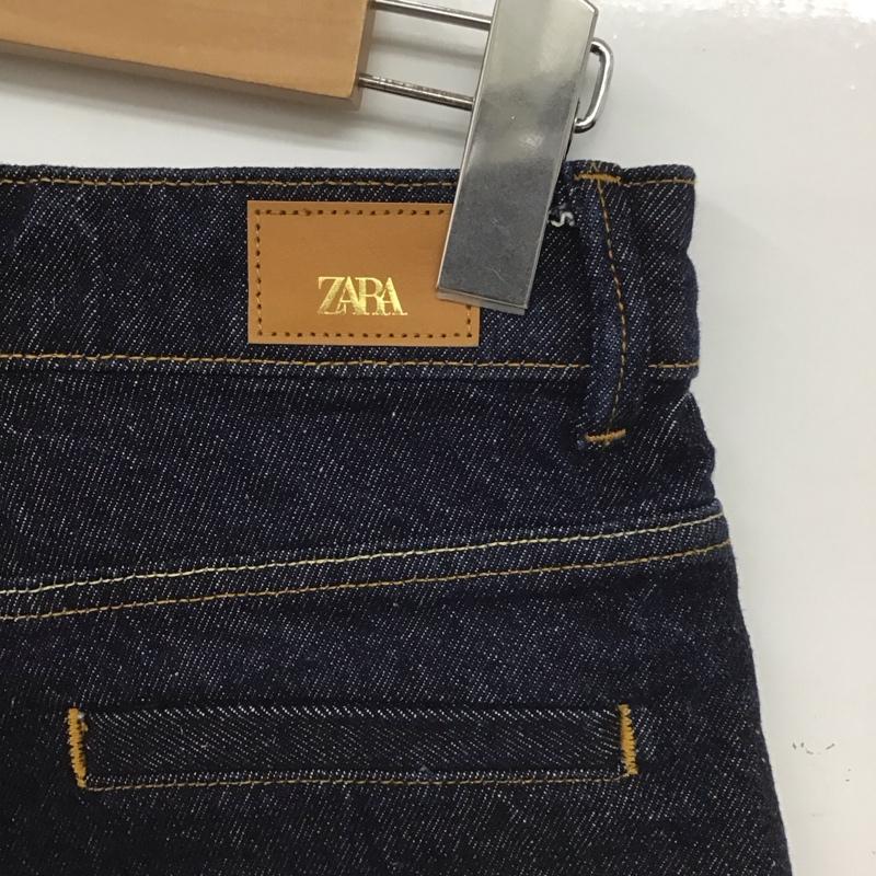 ザラ ZARA パンツ ショートパンツ 8228/024/407 3分丈ショート タグ付 34 無地 インディゴ / インディゴ /  レディース USED 古着 中古 10149058