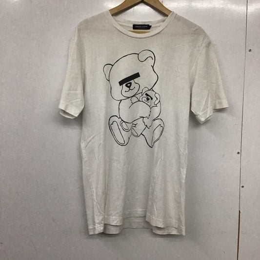 アンダーカバー UNDERCOVER Tシャツ 半袖 半袖カットソー プリントTシャツ クルーネックカットソー L プリント 白 / ホワイト /  メンズ USED 古着 中古 10138159
